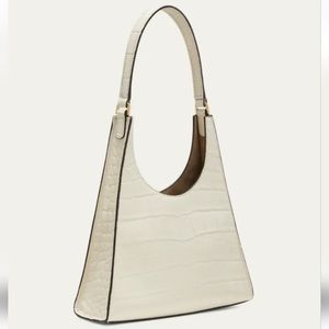 Staud Rey Hobo Bag In White NWT